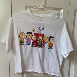 Medium Peanuts/Snoopy Crop Top